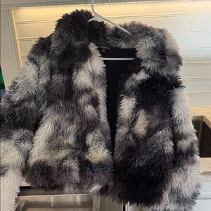 Wild Fable Black and Gray Teddy Jacket